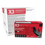 Load image into Gallery viewer, Industrial Nitrile Gloves, Powder-free, 3 Mil, Medium, Black, 100/box, 10 Boxes/carton