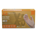 Load image into Gallery viewer, Industrial Vinyl Gloves, Powder-free, 3 Mil, Medium, Clear, 100/box, 10 Boxes/carton