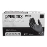 Load image into Gallery viewer, Nitrile Exam Gloves, Powder-free, 6 Mil, Small, Black, 100 Gloves/box, 10/carton