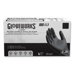 Load image into Gallery viewer, Nitrile Exam Gloves, Powder-free, 6 Mil, Large, Black, 100 Gloves/box, 10 Boxes/carton