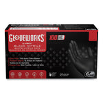 Load image into Gallery viewer, Heavy-duty Industrial Nitrile Gloves, Powder-free, 6 Mil, Medium, Black, 100 Gloves/box, 10 Boxes/carton