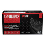 Load image into Gallery viewer, Heavy-duty Industrial Nitrile Gloves, Powder-free, 6 Mil, Large, Black, 100 Gloves/box, 10 Boxes/carton