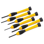 Load image into Gallery viewer, 6-piece Precision Screwdriver Set, Black/yellow