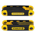 Load image into Gallery viewer, Folding Metric And Sae Hex Keys, 2/pack, Yellow/black