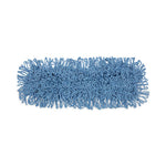 Load image into Gallery viewer, Mop Head, Dust, Looped-end, Cotton/synthetic Fibers, 24 X 5, Blue
