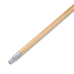 Load image into Gallery viewer, Metal Tip Threaded Hardwood Broom Handle, 0.94" Dia X 60", Natural