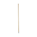 Load image into Gallery viewer, Metal Tip Threaded Hardwood Broom Handle, 1.13" Dia X 60", Natural