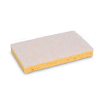 Load image into Gallery viewer, Scrubbing Sponge, Light Duty, 3.6 X 6.1, 0.7" Thick, Yellow/white, Individually Wrapped, 20/carton