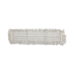 Load image into Gallery viewer, Disposable Dust Mop Head W/sewn Center Fringe, Cotton/synthetic, 36w X 5d, White