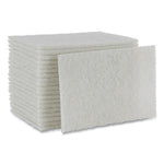 Load image into Gallery viewer, Light Duty Scour Pad, White, 6 X 9, White, 20/carton
