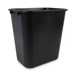 Load image into Gallery viewer, Soft-sided Wastebasket, 28 Qt, Plastic, Black