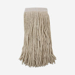 Load image into Gallery viewer, Mop Head, Premium Saddleback Head, Cotton Fiber, 24 Oz, White, 12/carton
