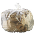 Load image into Gallery viewer, High Density Can Liners, 33 Gal, 13 Mic, 33" X 39", Natural, 25 Bags/roll, 10 Rolls/carton