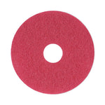 Load image into Gallery viewer, Buffing Floor Pads, 13" Diameter, Red, 5/carton