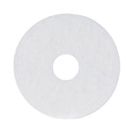 Load image into Gallery viewer, Polishing Floor Pads, 13" Diameter, White, 5/carton