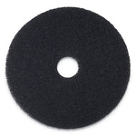 Load image into Gallery viewer, Stripping Floor Pads, 14" Diameter, Black, 5/carton