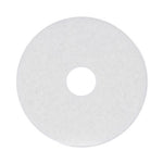 Load image into Gallery viewer, Polishing Floor Pads, 15" Diameter, White, 5/carton