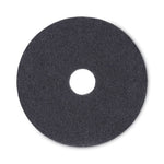 Load image into Gallery viewer, Stripping Floor Pads, 16" Diameter, Black, 5/carton