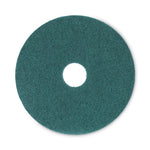 Load image into Gallery viewer, Heavy-duty Scrubbing Floor Pads, 16" Diameter, Green, 5/carton