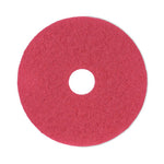 Load image into Gallery viewer, Buffing Floor Pads, 16" Diameter, Red, 5/carton