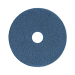 Load image into Gallery viewer, Scrubbing Floor Pads, 17" Diameter, Blue, 5/carton