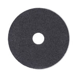 Load image into Gallery viewer, High Performance Stripping Floor Pads, 17" Diameter, Black, 5/carton