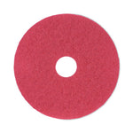 Load image into Gallery viewer, Buffing Floor Pads, 17" Diameter, Red, 5/carton