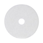 Load image into Gallery viewer, Polishing Floor Pads, 18" Diameter, White, 5/carton