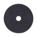 Load image into Gallery viewer, Stripping Floor Pads, 19" Diameter, Black, 5/carton