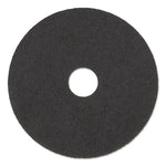 Load image into Gallery viewer, High Performance Stripping Floor Pads, 19" Diameter, Black, 5/carton