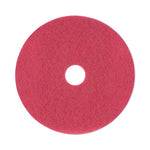 Load image into Gallery viewer, Buffing Floor Pads, 19" Diameter, Red, 5/carton