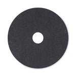 Load image into Gallery viewer, High Performance Stripping Floor Pads, 20" Diameter, Black, 5/carton