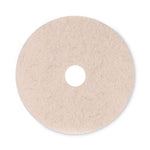 Load image into Gallery viewer, Natural Hog Hair Burnishing Floor Pads, 20" Diameter, Tan, 5/carton