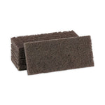 Load image into Gallery viewer, Heavy-duty Scour Pad, 4.63 X 10, Brown, 20/carton