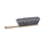 Load image into Gallery viewer, Counter Brush, Gray Flagged Polypropylene Bristles, 4.5" Brush, 3.5" Tan Plastic Handle