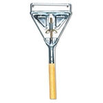 Load image into Gallery viewer, Quick Change Metal Head Mop Handle For No. 20 And Up Heads, 62" Wood Handle