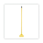 Load image into Gallery viewer, Quick Change Side-latch Plastic Mop Head Handle, 60" Aluminum Handle, Yellow