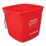 Load image into Gallery viewer, Purapail, 6 Qt, Polypropylene, Red/white