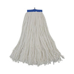 Load image into Gallery viewer, Cut-end Lie-flat Wet Mop Head, Rayon, 16oz, White, 12/carton