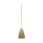 Load image into Gallery viewer, Parlor Broom, Yucca/corn Fiber Bristles, 56" Overall Length, Natural, 12/carton