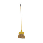Load image into Gallery viewer, Poly Bristle Angler Broom, 53" Handle, Yellow, 12/carton