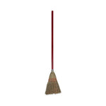 Load image into Gallery viewer, Corn Fiber Lobby/toy Broom, Corn Fiber Bristles, 39" Overall Length, Red, 12/carton