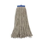 Load image into Gallery viewer, Mop Head, Lie-flat Head, Cotton Fiber, 24 Oz., White, 12/carton