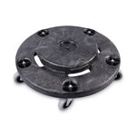 Load image into Gallery viewer, Refuse Container Utility Dolly, 300 Lb Capacity, 18.25" Diameter, Gray