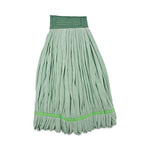 Load image into Gallery viewer, Microfiber Looped-end Wet Mop Head, Large, Green, 12/carton