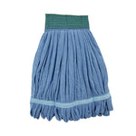 Load image into Gallery viewer, Microfiber Looped-end Wet Mop Head, Medium, Blue