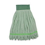 Load image into Gallery viewer, Microfiber Looped-end Wet Mop Head, Medium, Green