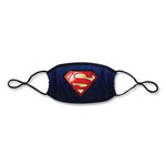 Load image into Gallery viewer, Cloth Face Mask, Superman Logo Print, Cotton/polyester/spandex, Adult