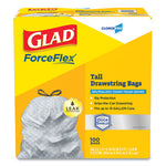 Load image into Gallery viewer, Forceflex Tall Kitchen Drawstring Trash Bags, 13 Gal, 0.72 Mil, 23.75" X 24.88", Gray, 100/box