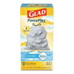 Load image into Gallery viewer, Odorshield Tall Kitchen Drawstring Bags, 13 Gal, 0.78 Mil, 24" X 27.38", White, 40 Bags/box, 6 Boxes/carton